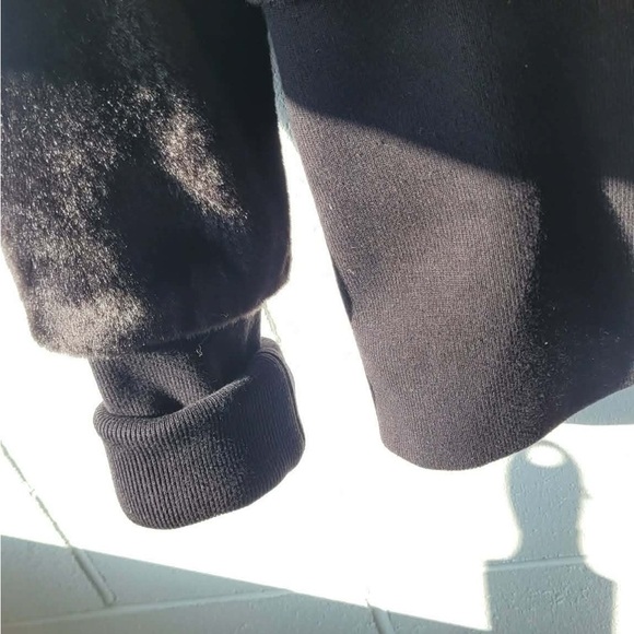 Black with Pink Cat Fuzzy Jacket - Picture 10 of 11